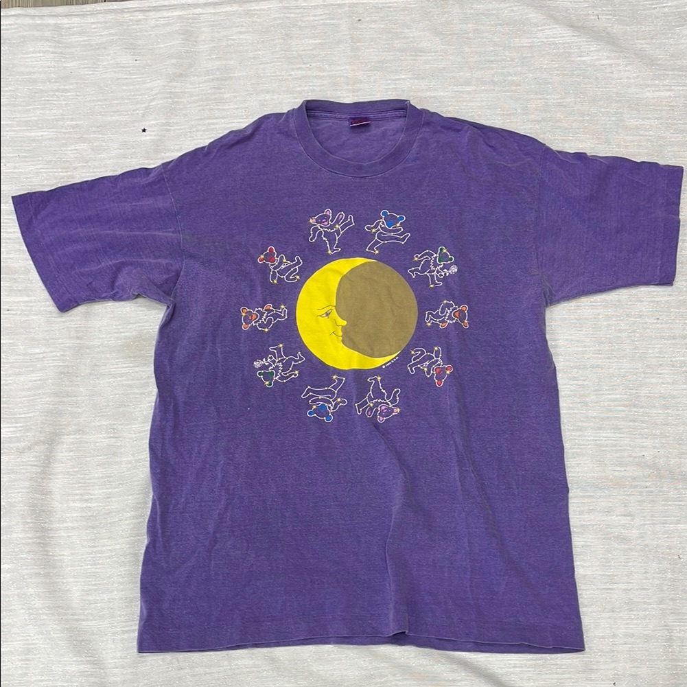 Vintage Fruit Of The Loom Purple Short Sleeve Tee
